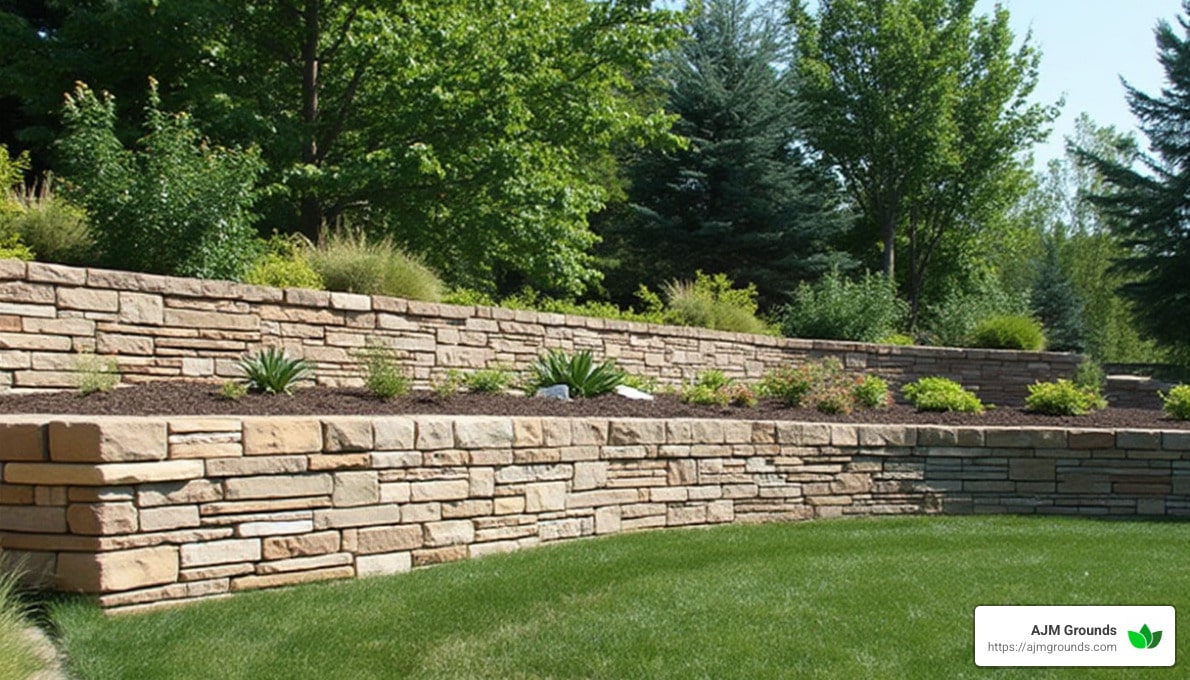 Building with Nature: Your Guide to Natural Stone Retaining Walls