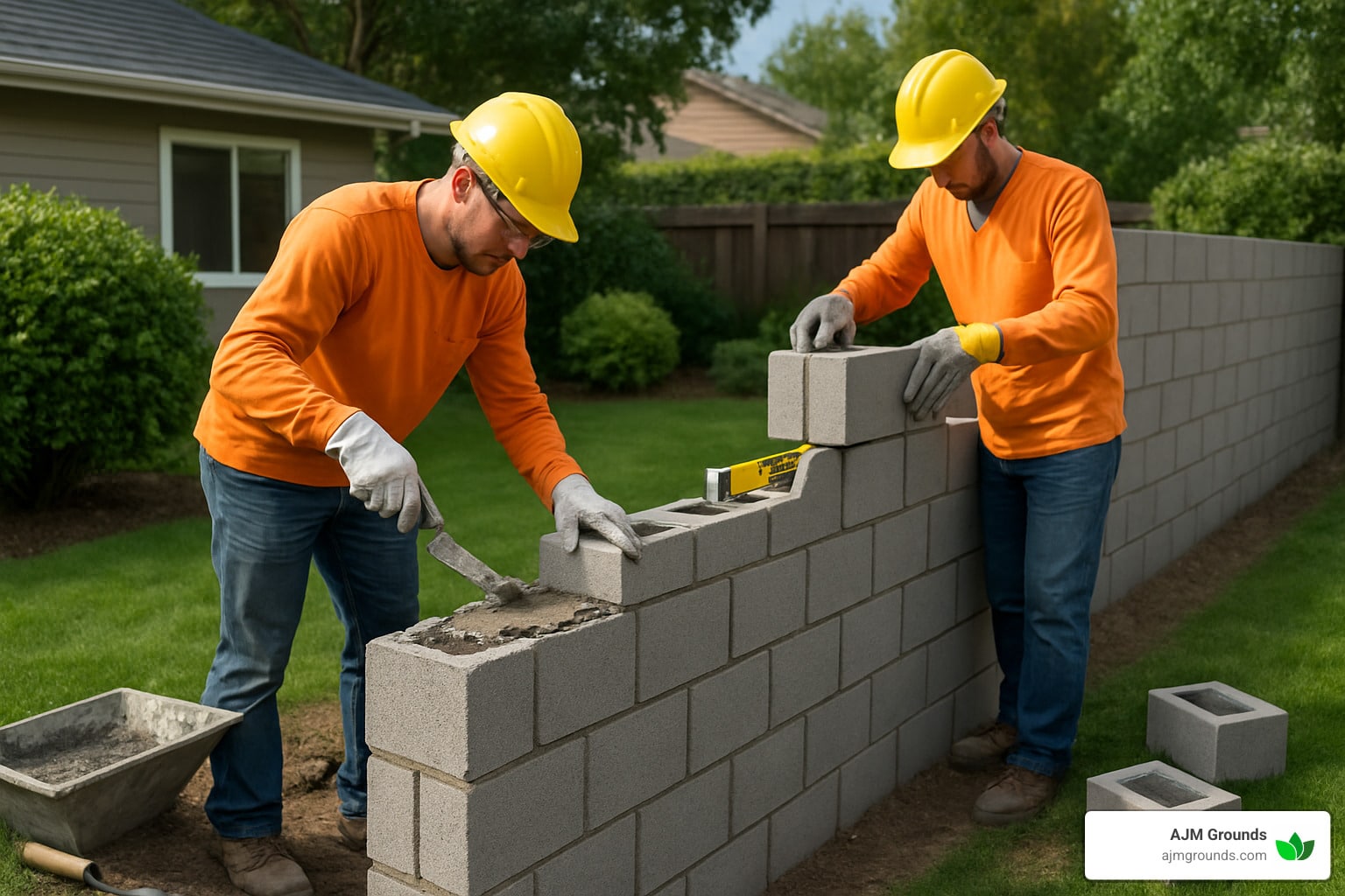 Block Wall Installation Done Right (Without Breaking Your Back)