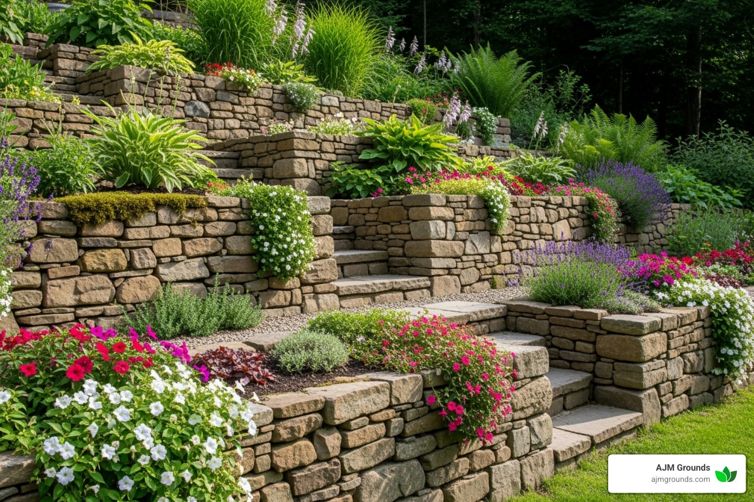 Beyond the Bricks: Creative Retaining Wall Landscaping Ideas