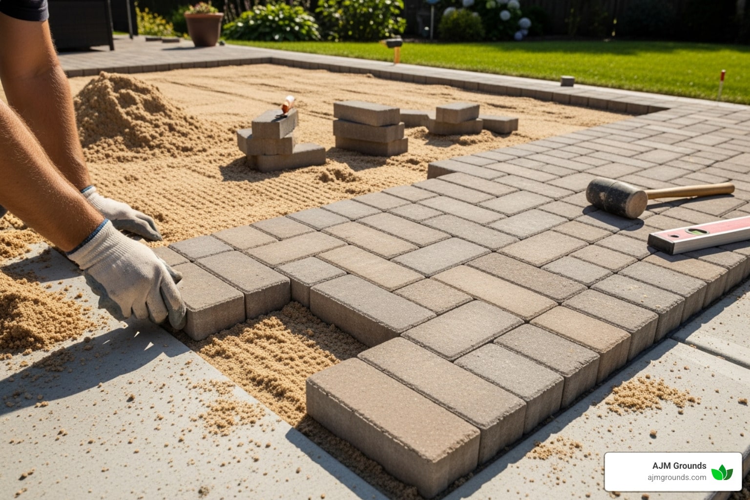 Quick Patio Makeover: Laying Pavers Over Existing Concrete