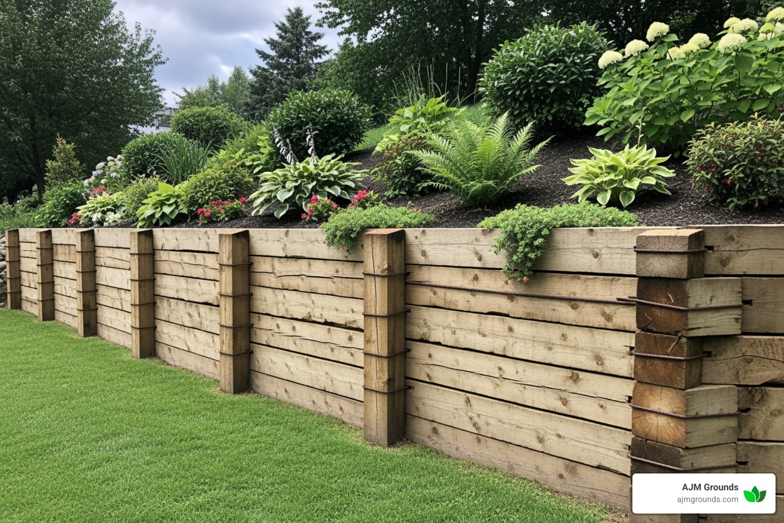 Timber Time: How to Build a 6×6 Retaining Wall That Lasts